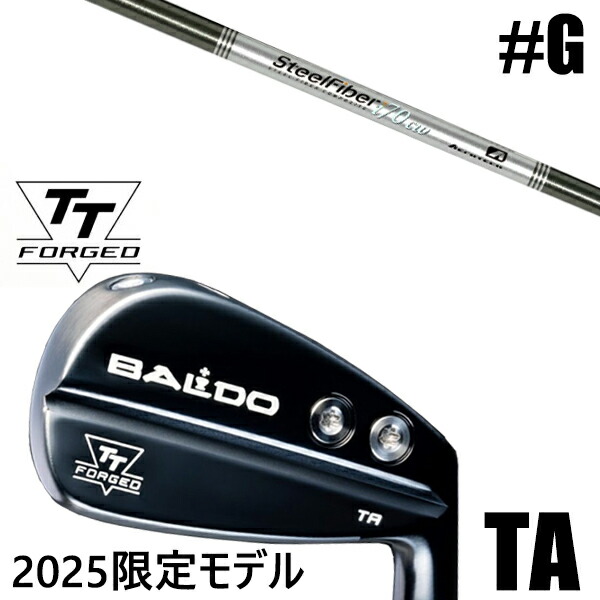 限定モデル カスタムクラブ 正規販売店 【GW 単品】 2025年モデル バルド TTシリーズ フォージド ツアー エアーアイアン TA / BALDO TT FORGED TOUR AIR IRON TA BLACK / スチールファイバー Iシリーズ CW アイアン / 5営業日以内の発送