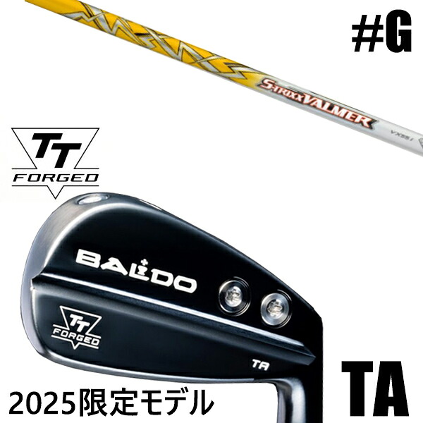 限定モデル カスタムクラブ 正規販売店 【GW 単品】 2025年モデル バルド TTシリーズ フォージド ツアー エアーアイアン TA / BALDO TT FORGED TOUR AIR IRON TA BLACK / エストリックス バルマー VX アイアン / 5営業日以内の発送｜ゴルフトゥエンティ