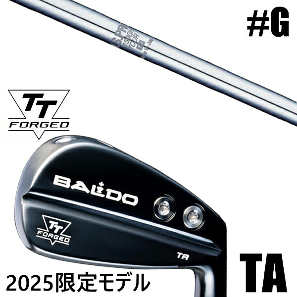 限定モデル カスタムクラブ 正規販売店 【GW 単品】 2025年モデル バルド TTシリーズ フォージド ツアー エアーアイアン TA / BALDO TT FORGED TOUR AIR IRON TA BLACK / NSプロ 1150GHツアー 日本シャフト アイアン / 5営業日以内の発送｜ゴルフトゥエンティ