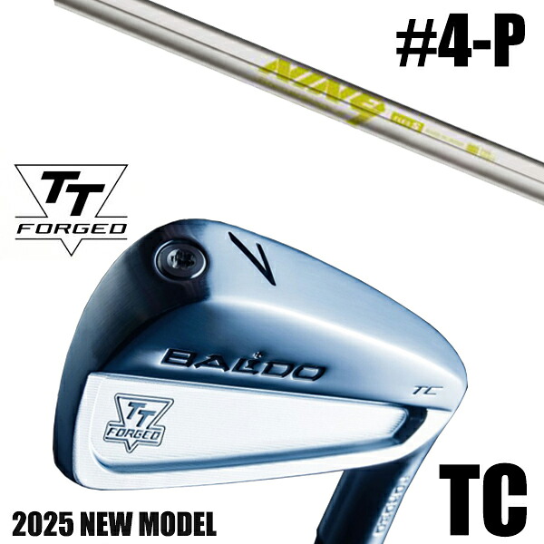 カスタムクラブ 正規販売店 【4-P 7本セット】 2025年モデル バルド TTシリーズ フォージド ツアーキャビティー アイアン TC / BALDO TT FORGED TOUR CAVITY IRON TC SATIN / ケーズナイン K's-NINE9 アイアン 島田ゴルフ製作所 / 5営業日以内の発送