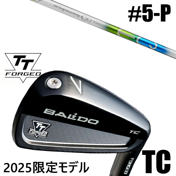 カスタムクラブ 正規販売店 【5-P 6本セット】 2025年モデル バルド TTシリーズ フォージド ツアーキャビティー アイアン TC / BALDO TT FORGED TOUR CAVITY IRON TC BLACK / メビウスEQ アイアン デザインチューニング / 5営業日以内の発送|ゴルフトゥエンティ