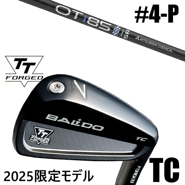 カスタムクラブ 正規販売店 【4-P 7本セット】 2025年モデル バルド TTシリーズ フォージド ツアーキャビティー アイアン TC / BALDO TT FORGED TOUR CAVITY IRON TC BLACK / OT アイアン 三菱ケミカル / 5営業日以内の発送|ゴルフトゥエンティ