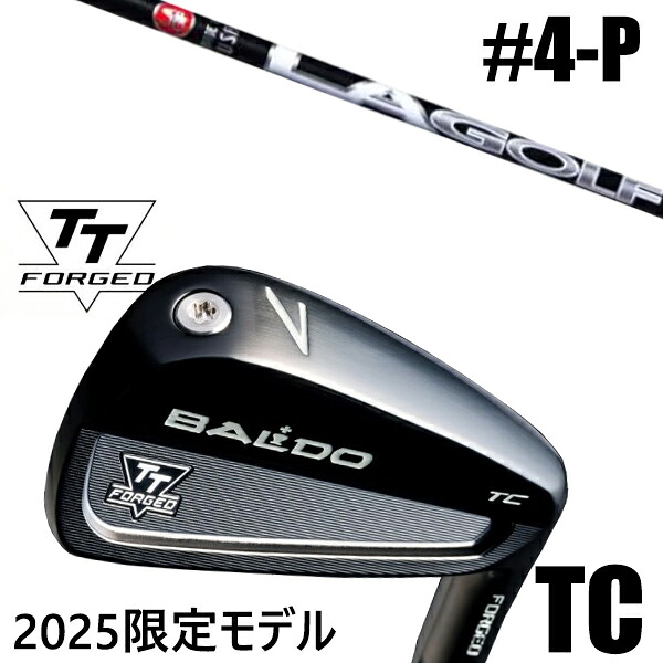カスタムクラブ 正規販売店 【4-P 7本セット】 2025年モデル バルド TTシリーズ フォージド ツアーキャビティー アイアン TC / BALDO TT FORGED TOUR CAVITY IRON TC BLACK / LAゴルフ Lシリーズ アイアン / 5営業日以内の発送 207,700円