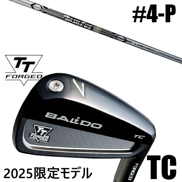 カスタムクラブ 正規販売店 【4-P 7本セット】 2025年モデル バルド TTシリーズ フォージド ツアーキャビティー アイアン TC / BALDO TT FORGED TOUR CAVITY IRON TC BLACK / バシレウス ツアーアイアン BTi / 5営業日以内の発送|ゴルフトゥエンティ