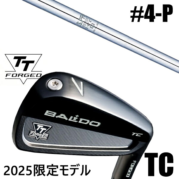 カスタムクラブ 正規販売店 【4-P 7本セット】 2025年モデル バルド TTシリーズ フォージド ツアーキャビティー アイアン TC / BALDO TT FORGED TOUR CAVITY IRON TC BLACK / NSプロ 950GH HT 日本シャフト アイアン / 5営業日以内の発送