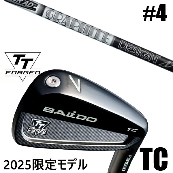 カスタムクラブ 正規販売店 【#4 単品】 2025年モデル バルド TTシリーズ フォージド ツアーキャビティー アイアン TC / BALDO TT FORGED TOUR CAVITY IRON TC BLACK / ツアーAD AD-105 115 アイアン / 5営業日以内の発送