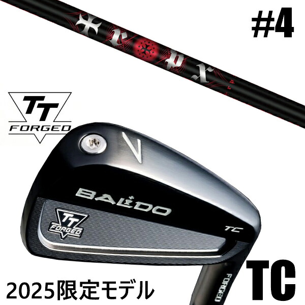 カスタムクラブ 正規販売店 【#4 単品】 2025年モデル バルド TTシリーズ フォージド ツアーキャビティー アイアン TC / BALDO TT FORGED TOUR CAVITY IRON TC BLACK / トリプルエックス アイアン / 5営業日以内の発送