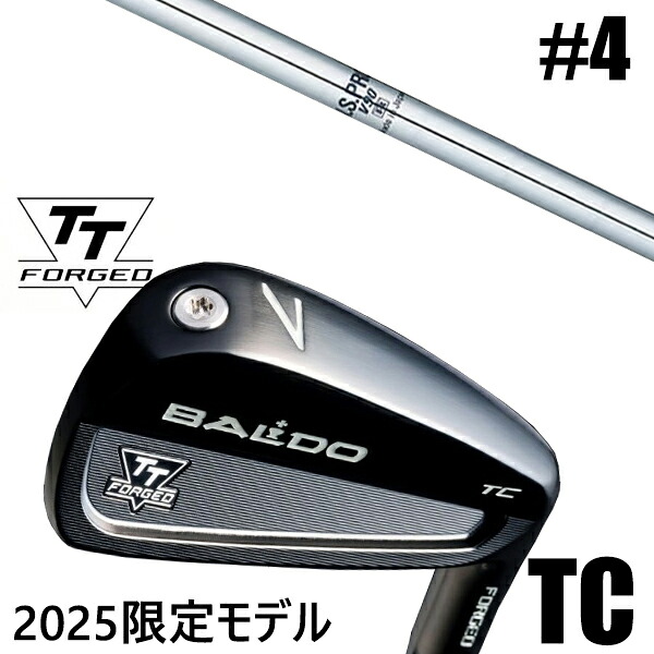 カスタムクラブ 正規販売店 【#4 単品】 2025年モデル バルド TTシリーズ フォージド ツアーキャビティー アイアン TC / BALDO TT FORGED TOUR CAVITY IRON TC BLACK / NSプロ V90 日本シャフト アイアン / 5営業日以内の発送