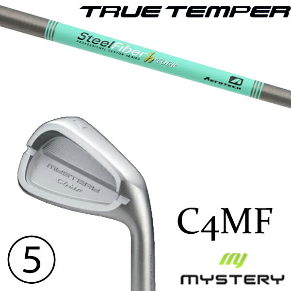 6-PW 5本セット / カスタムクラブ 正規販売店 ミステリーゴルフ C4MF アイアン / スチールファイバー Hツアー シリーズ アイアン / 5営業日以内の発送