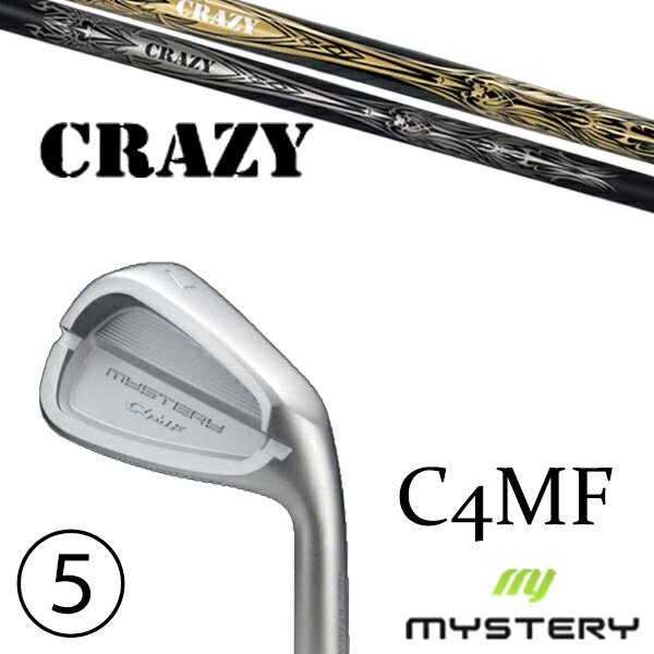 6-PW 5本セット / カスタムクラブ 正規販売店 ミステリーゴルフ C4MF アイアン / クレイジーデッド アイアン / 5営業日以内の発送|ゴルフトゥエンティ