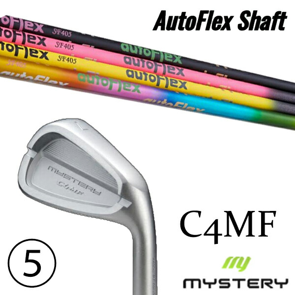 6-PW 5本セット / カスタムクラブ 正規販売店 ミステリーゴルフ C4MF アイアン / オートフレックス アイアン / 5営業日以内の発送