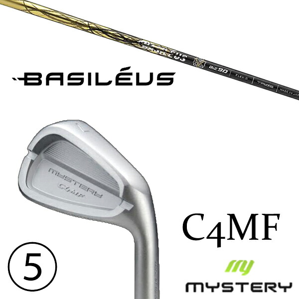 6-PW 5本セット / カスタムクラブ 正規販売店 ミステリーゴルフ C4MF アイアン / バシレウス ボロン アイアン / 5営業日以内の発送|ゴルフトゥエンティ