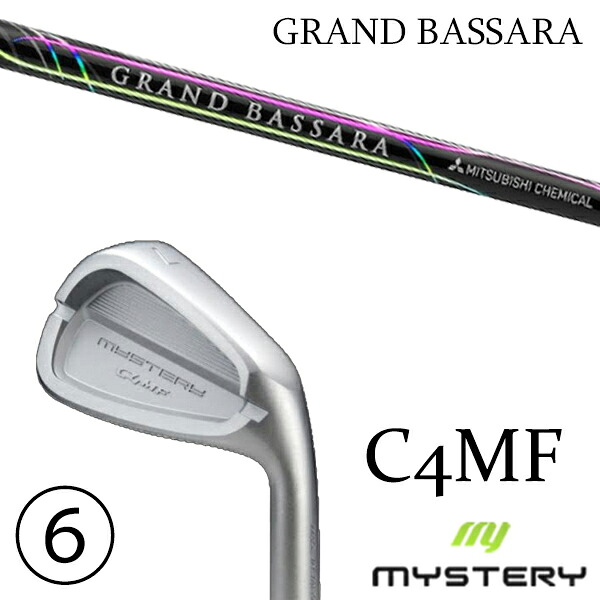 5-PW 6本セット / カスタムクラブ 正規販売店 ミステリーゴルフ C4MF アイアン / グランド バッサラ アイアン 三菱ケミカル / 5営業日以内の発送|ゴルフトゥエンティ