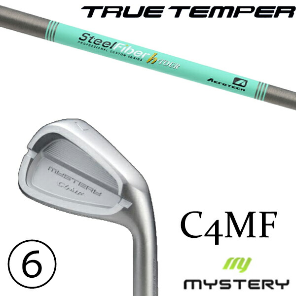 5-PW 6本セット / カスタムクラブ 正規販売店 ミステリーゴルフ C4MF アイアン / スチールファイバー Hツアー シリーズ アイアン / 5営業日以内の発送