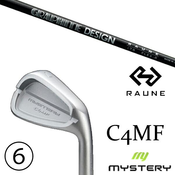 5-PW 6本セット / カスタムクラブ 正規販売店 ミステリーゴルフ C4MF アイアン / ラウネ 105 アイアン グラファイトデザイン / 5営業日以内の発送|ゴルフトゥエンティ