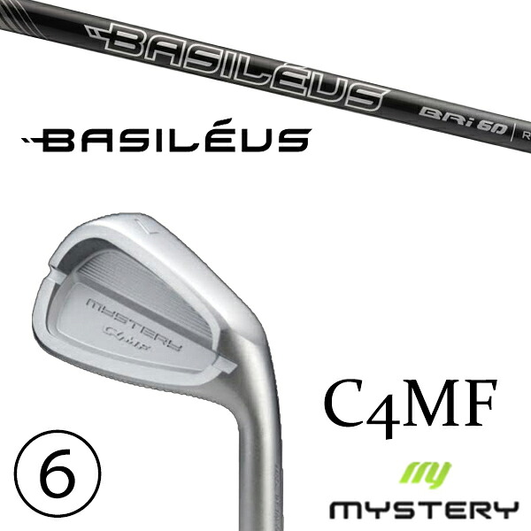 5-PW 6本セット / カスタムクラブ 正規販売店 ミステリーゴルフ C4MF アイアン / バシレウス リンフォース アイアン Bri アイアン / 5営業日以内の発送|ゴルフトゥエンティ