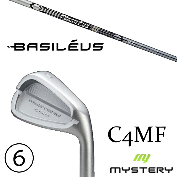 5-PW 6本セット / カスタムクラブ 正規販売店 ミステリーゴルフ C4MF アイアン / バシレウス ツアーアイアン BTi / 5営業日以内の発送