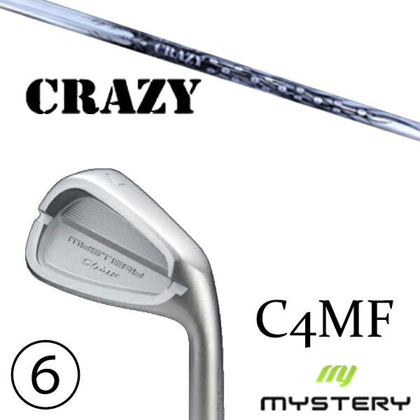 5-PW 6本セット / カスタムクラブ 正規販売店 ミステリーゴルフ C4MF アイアン / CBI-9 クレイジー アイアン / 5営業日以内の発送