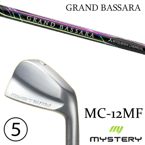 6-PW 5本セット / カスタムクラブ 正規販売店 ミステリーゴルフ MC-12MF アイアン / グランド バッサラ アイアン 三菱ケミカル / 5営業日以内の発送