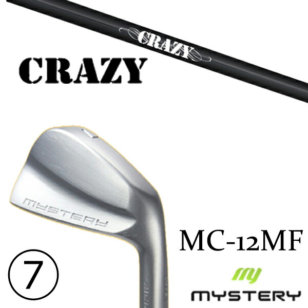 4-PW 7本セット / カスタムクラブ 正規販売店 ミステリーゴルフ MC-12MF アイアン / STI-80 クレイジー アイアン / 5営業日以内の発送