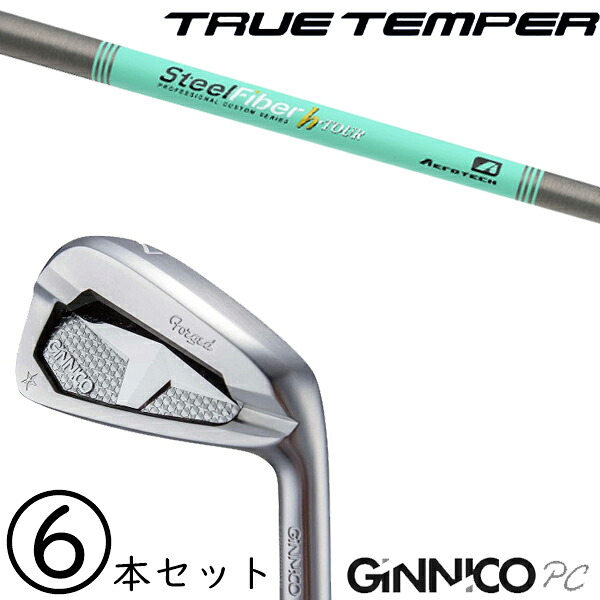 5-PW 6-AW 6本セット /?飛距離×安定 ジニコ PC アイアン カスタムクラブ /スチールファイバー Hツアー シリーズ アイアン / 5営業日以内の発送 119,600円