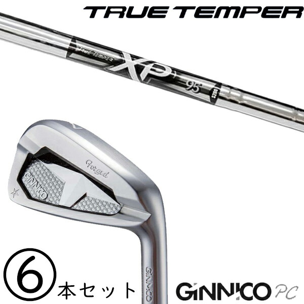 5-PW 6-AW 6本セット /?飛距離×安定 ジニコ PC アイアン カスタムクラブ / XP95 アイアン トゥルーテンパー / 5営業日以内の発送
