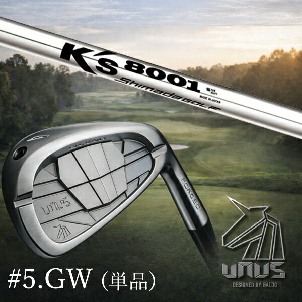 ＃5.GW(単品) / カスタムクラブ【 左右選択 】2026 BALDO UNUS バルド ウヌス アイアン / ケーズ8001 K's-8001 アイアン 島田ゴルフ製作所 / 5営業日以内の発送