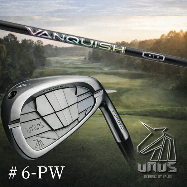 ＃6-PW 5本セット / カスタムクラブ【 左右選択 】2026 BALDO UNUS バルド ウヌス アイアン / バンキッシュ VANQUISH アイアン 三菱ケミカル / 5営業日以内の発送