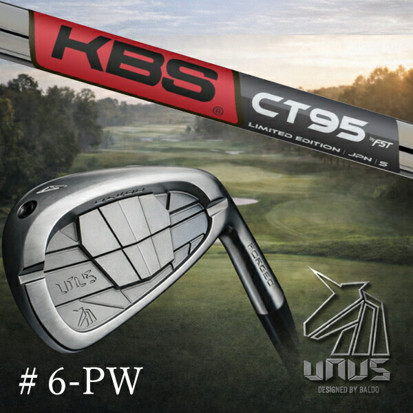 #6-PW 5本セット/ カスタムクラブ【 左右選択 】2026 BALDO UNUS バルド ウヌス アイアン / KBS Cテーパー95 C-TAPER95 アイアン / 5営業日以内の発送