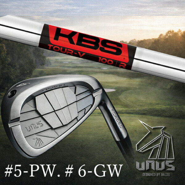 ＃5-PW #6-GW 6本セット / カスタムクラブ【 左右選択 】2026 BALDO UNUS バルド ウヌス アイアン / KBS ツアーV TOUR V アイアン / 5営業日以内の発送