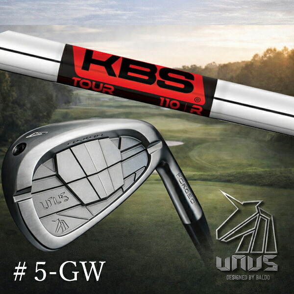 ＃5-GW 7本セット / カスタムクラブ【 左右選択 】2026 BALDO UNUS バルド ウヌス アイアン / KBS TOUR ツアー アイアン / 5営業日以内の発送