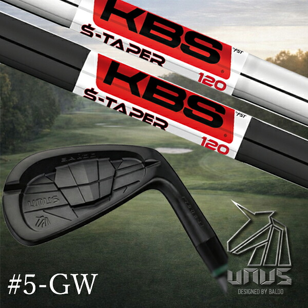 ＃5-GW 7本セット / カスタムクラブ【 左右選択 】2026 BALDO UNUS バルド ウヌス アイアン / KBS Sテーパー S-TAPER アイアン / 5営業日以内の発送｜ゴルフトゥエンティ