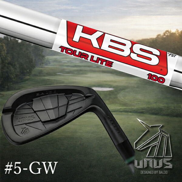 ＃5-GW 7本セット / カスタムクラブ【 左右選択 】2026 BALDO UNUS バルド ウヌス アイアン / KBS ツアーライト TOUR LITE アイアン / 5営業日以内の発送