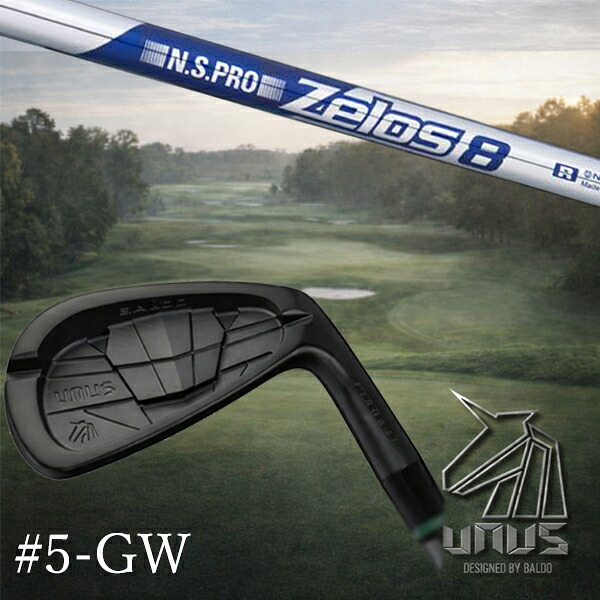 ＃5-GW 7本セット / カスタムクラブ【 左右選択 】2026 BALDO UNUS バルド ウヌス アイアン / NSプロ ゼロス8 アイアン / 5営業日以内の発送
