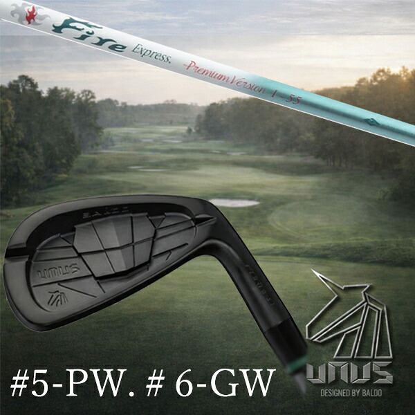 ＃5-PW  #6-GW 6本仕掛ける / カスタム野球クラブ【 決定づける選りわける 】2026 BALDO UNUS バルド ウヌス アイアン / ファイアー急行列車 割り増し金変わり種 / 5取り引き日以内の送りとどける