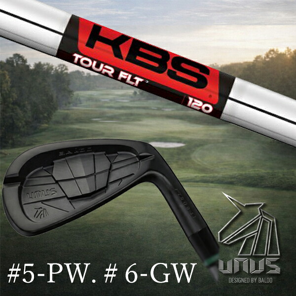 #5-PW #6-GW 6本セット / カスタムクラブ【 左右選択 】2026 BALDO UNUS バルド ウヌス アイアン / KBS ツアーFLT TOUR FLT アイアン / 5営業日以内の発送|ゴルフトゥエンティ