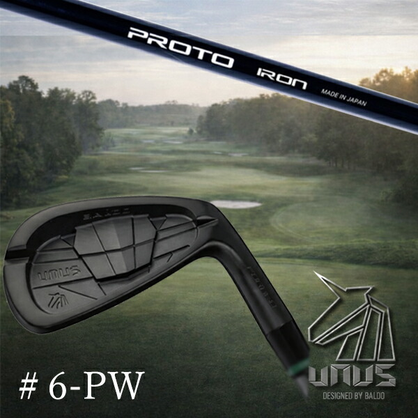 ＃6-PW 5本セット / カスタムクラブ【 左右選択 】2026 BALDO UNUS バルド ウヌス アイアン / プロト アイアン クレイジー / 5営業日以内の発送｜ゴルフトゥエンティ