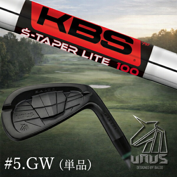＃5.GW(単品) / カスタムクラブ【 左右選択 】2026 BALDO UNUS バルド ウヌス アイアン / KBS Sテーパーライト S-TAPER LITE アイアン / 5営業日以内の発送