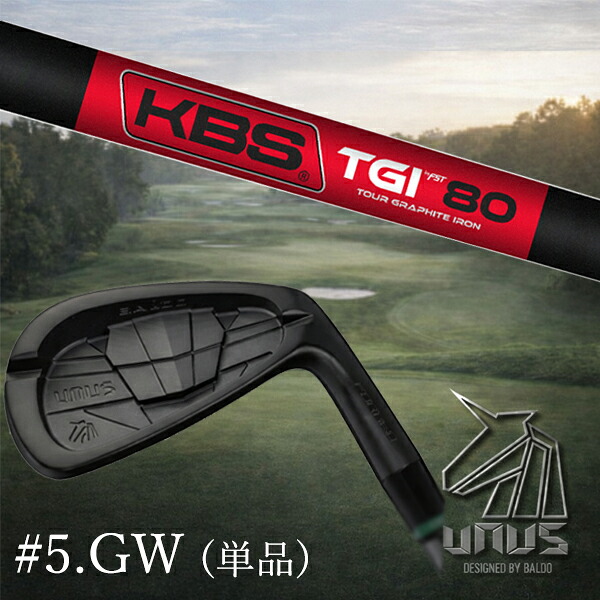 ＃5.GW(単品) / カスタムクラブ【 左右選択 】2026 BALDO UNUS バルド ウヌス アイアン / KBS TGI 50-80 ツアーグラファイト アイアン / 5営業日以内の発送