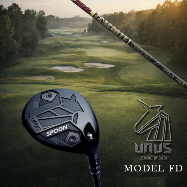 カスタムクラブ 左右選択 正規販売店 2026 BALDO UNUS MODEL FD FAIRWAY WOOD ウヌスシリーズ フェアウェイウッド グラファイトデザイン TOUR AD CQ ツアー AD CQ ドライバーシャフト オーダーメイド