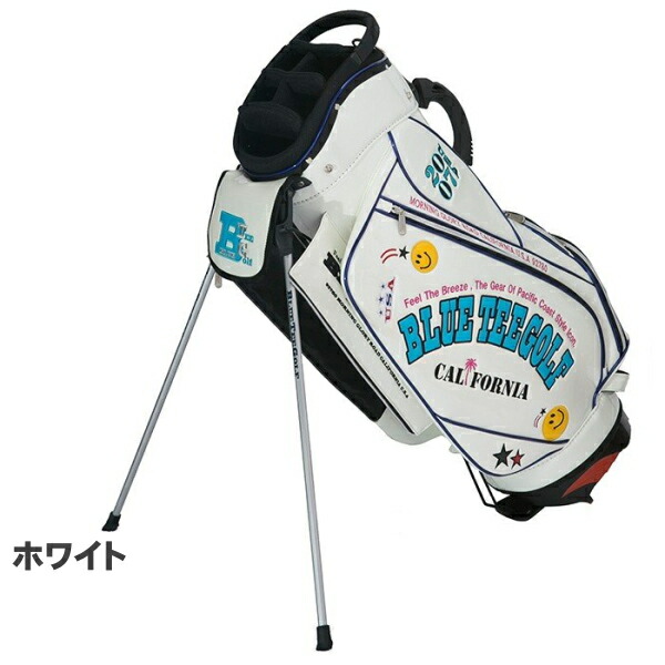 人気スポー新作 9型 TEE スタンドキャディバッグ エナメル BTG-CB012 GOLF BLUE ブルーティーゴルフ バッグ・ケース