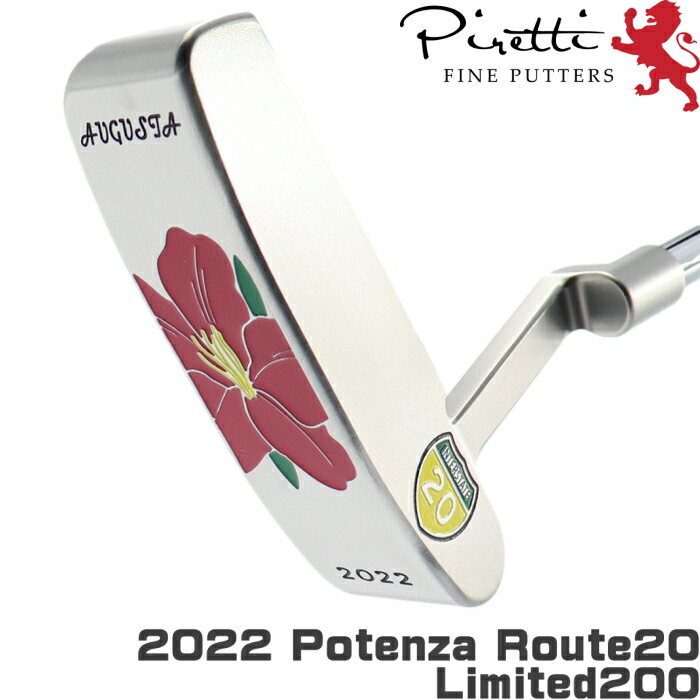 108900円 豪奢な Piretti ピレッティ ポテンザ ルート20 リミテッド200 パター オーガスタモデル Potenza Route20  Limited200 Putter