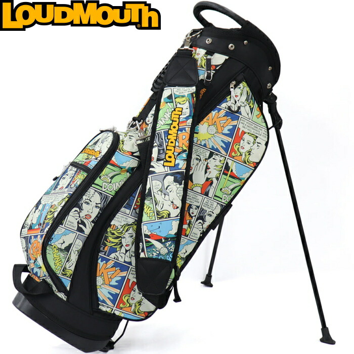 【１着でも送料無料】 楽天市場】LOUDMOUTH ラウドマウス スタンドキャディバッグ 8.5 ゴルフバッグ・キャディバッグ