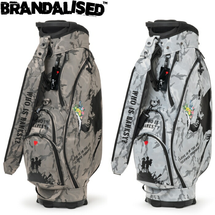 新品 バンクシー BANKSY セルフスタンドバッグ バルーンガール バンクシー スタンド キャディバッグ BACB-02S 【Banksy