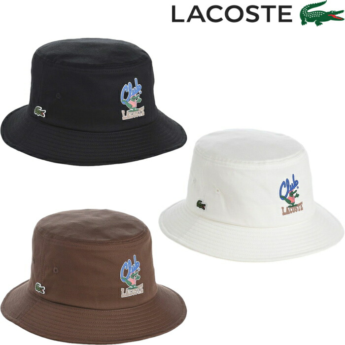 LACOSTE ラコステ アニメーション バケットハット L1293　MADE IN JAPAN画像