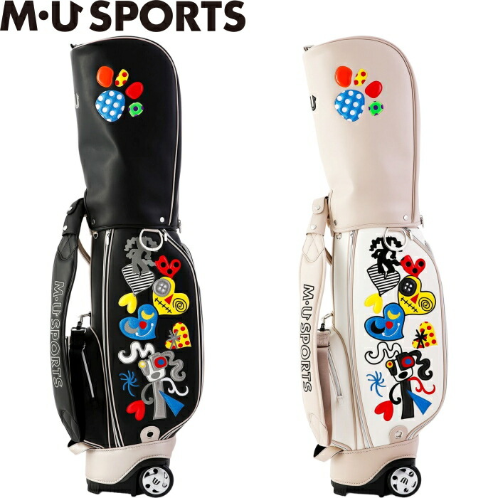 M・U SPORTS　MUスポーツ 703R2122 キャディバック ローリングソール　ポップアートカラフルパッチワーク