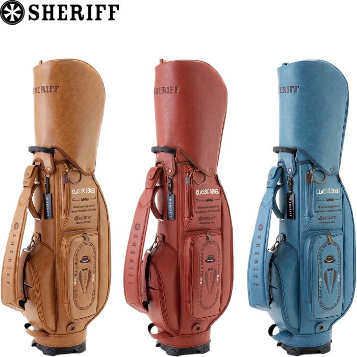 Sheriff ROUTE66 ゴルフ　キャディバッグ 楽天市場】SHERIFF シェリフ SFA-013 アメリカンシリーズ 3点式