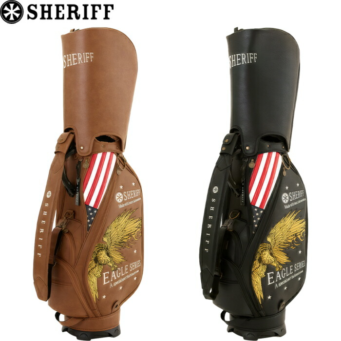 【激レア】シェリフ SHERIFF キャディバッグ ゴルフバッグ 100個限定 希少、シェリフのゴルフバッグ❗️ 激レア】シェリフ SHERIFF キャディ
