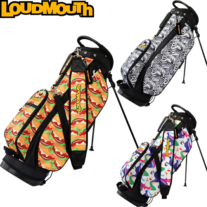 LOUDMOUTH ラウドマウス LM-CB0031 スタンドキャディバッグ 8.5型 47インチ対応 メンズ/レディース