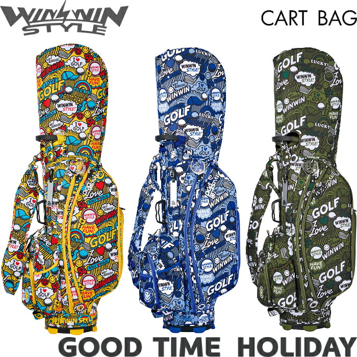 WINWIN STYLE ウィンウィンスタイル GOOD TIME HOLIDAY CART BAG　グッドタイムホリデイ　カートバッグ｜ゴルフアトラス